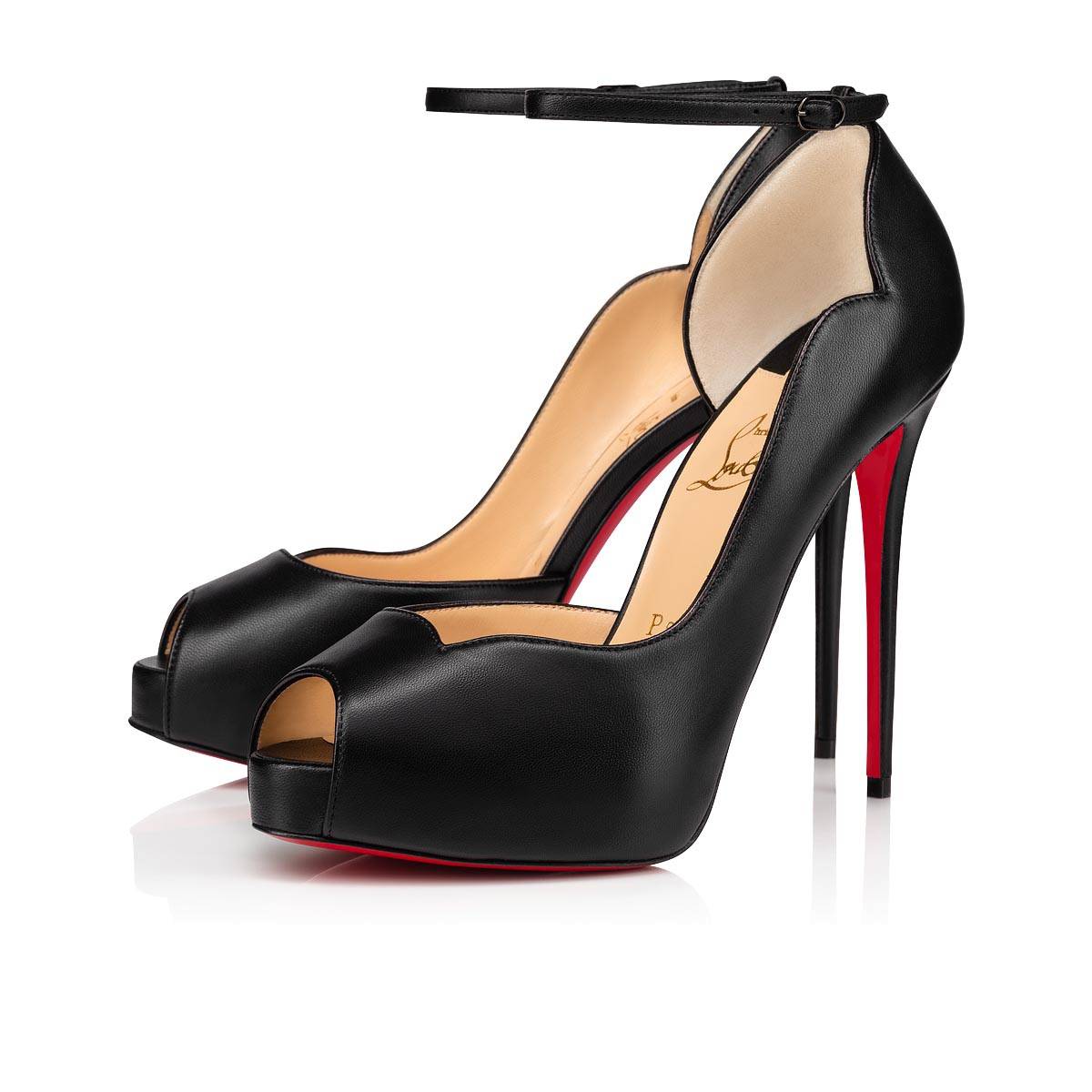 Red Bottoms Peep Toe Pumps Online Shopping - Christian Louboutin Round ...