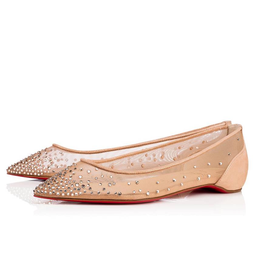 Christian Louboutin Flats On Sale - Womens Red Bottom Flats for Cheap